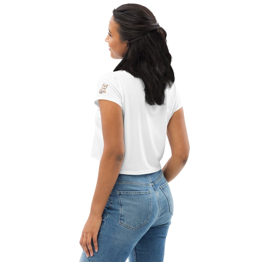 Image of All-Over Print Crop Tee