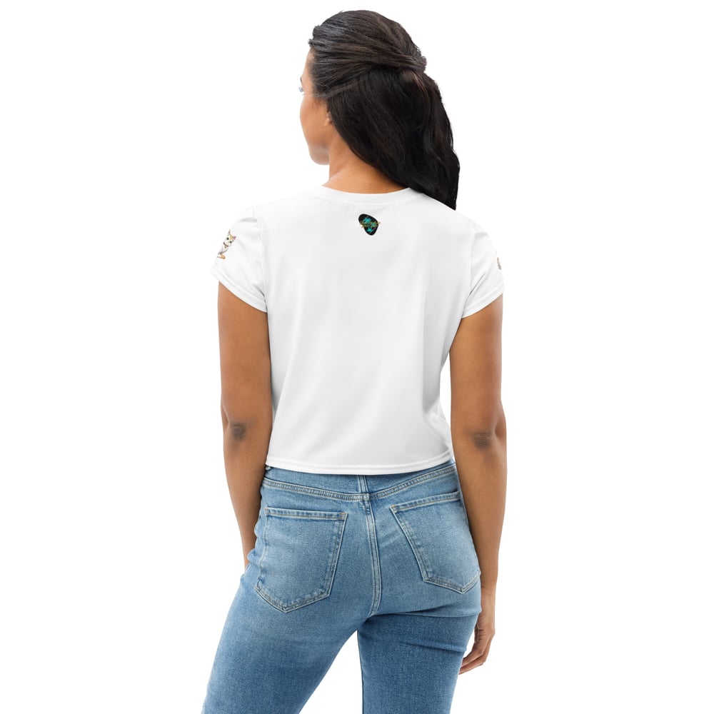 Image of All-Over Print Crop Tee