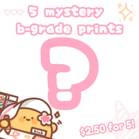 5 B-grade mystery prints set˗ˏˋ ★ ˎˊ˗