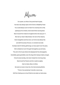 Image 8 of Personalised rhyme for Mum  