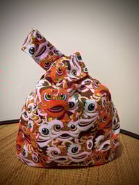 Image 1 of Chinese Lunar New Year Dancing Lion Knot Bag