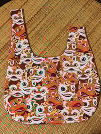 Image 3 of Chinese Lunar New Year Dancing Lion Knot Bag