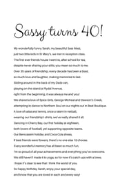 Image 1 of Personalised rhyme for a friend 