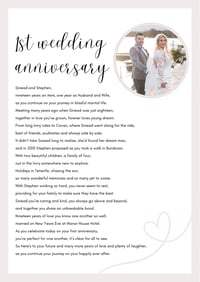 Image 2 of Personalised rhyme for couples 