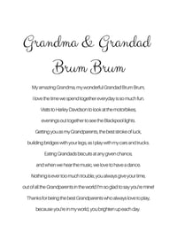 Image 3 of Personalised rhyme for Nan & grandad