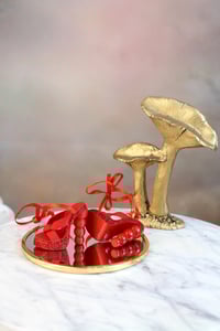 Image 4 of Handmade Sandals for MiniFee – for High-Heeled Feet (Kill-Heeled Feet) sandals red
