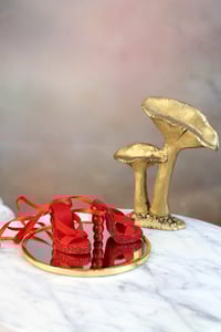 Image 5 of Handmade Sandals for MiniFee – for High-Heeled Feet (Kill-Heeled Feet) sandals red