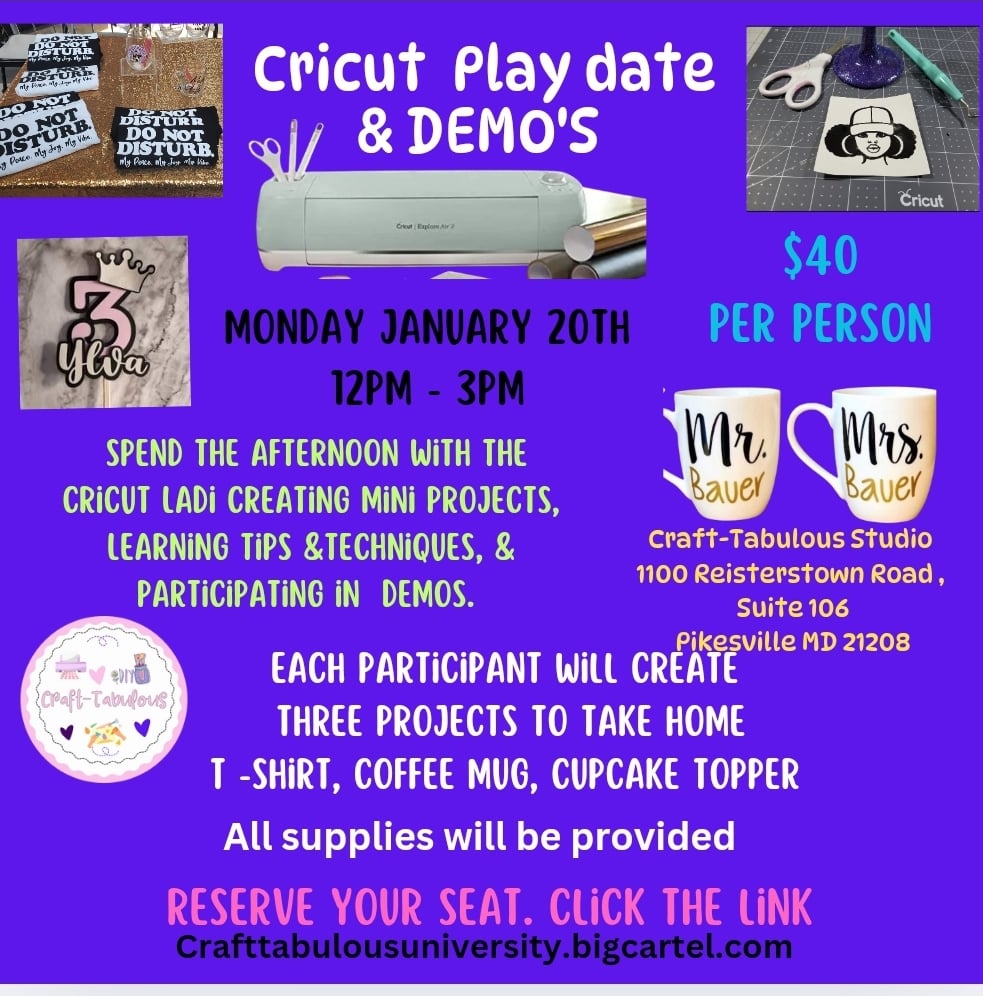 Image of Cricut play date & demos 