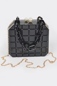 Black clutch/shoulder bag