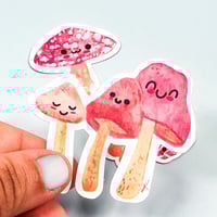 Image 4 of happy mushrooms sticker packs