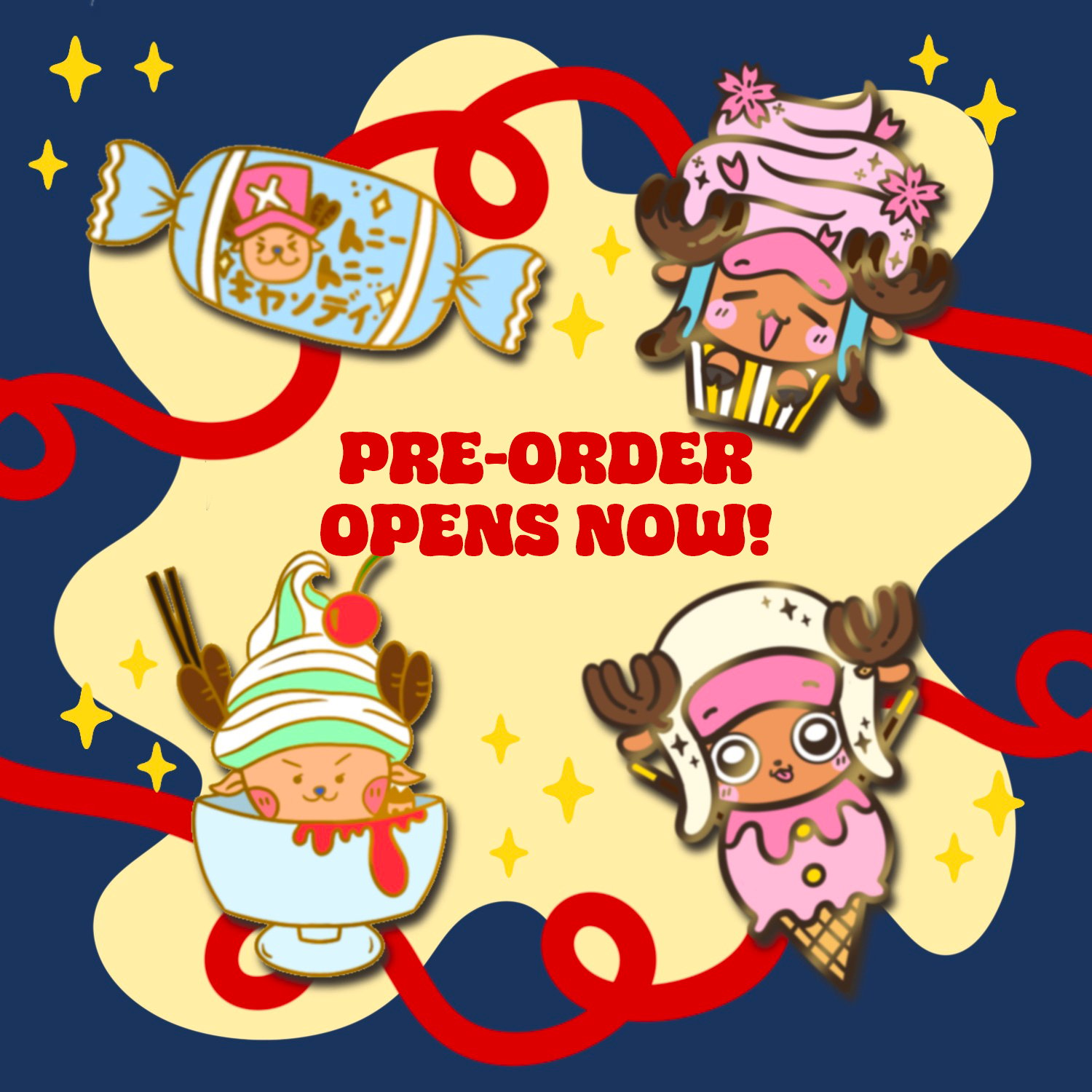 PRE-ORDER SWEETEST REINDEER PIN SET