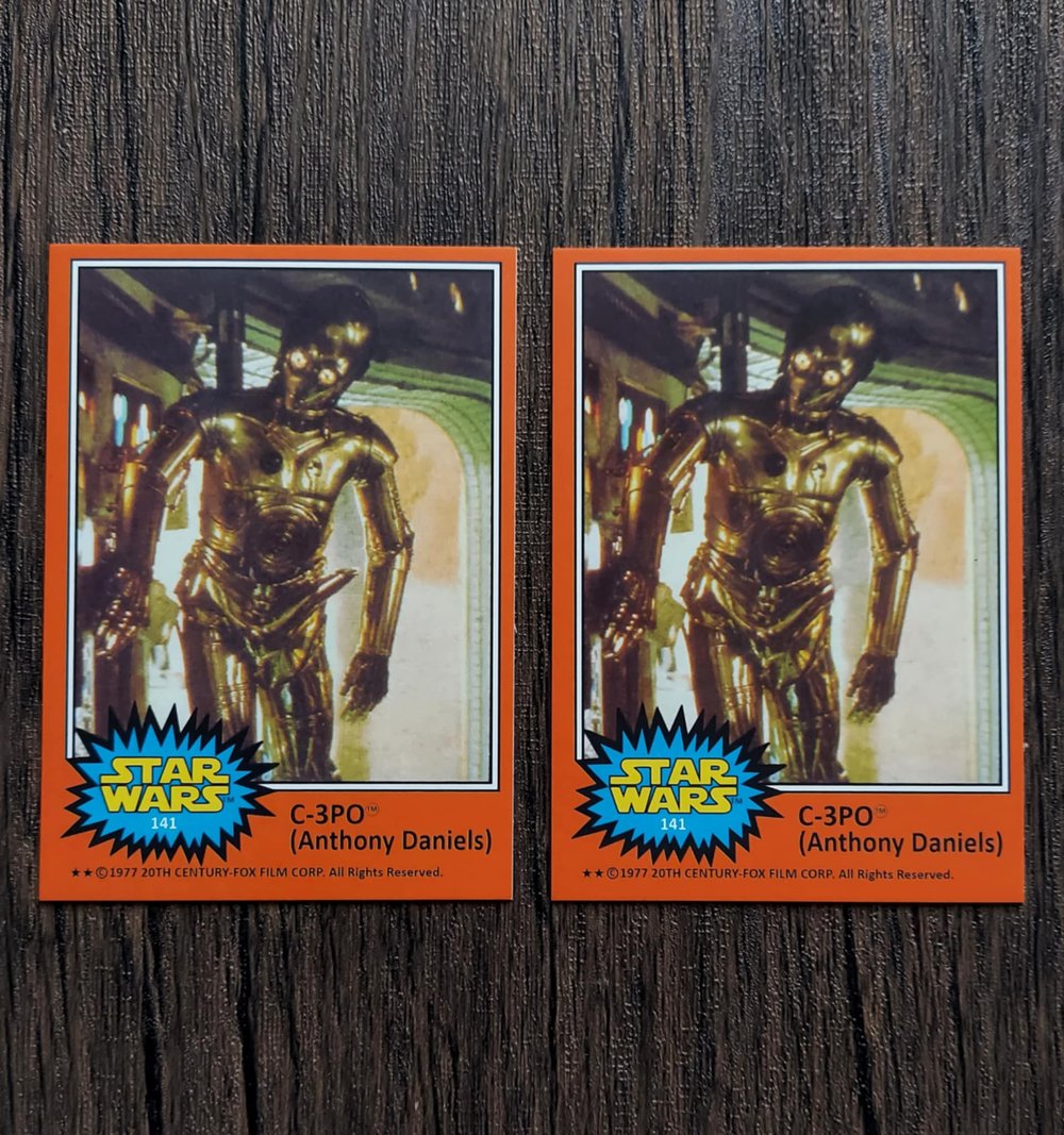 Star Wars - C-3PO "Golden Rod" trading card set (Reprint)