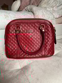 Image 2 of Gucci Red Microguccissima Dome Bag