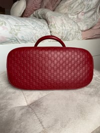 Image 10 of Gucci Red Microguccissima Dome Bag