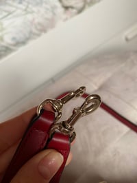 Image 21 of Gucci Red Microguccissima Dome Bag