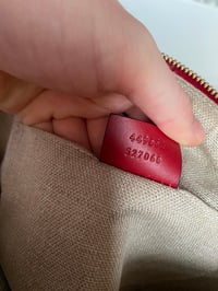Image 18 of Gucci Red Microguccissima Dome Bag