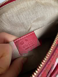 Image 17 of Gucci Red Microguccissima Dome Bag