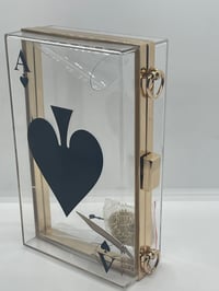 Image 2 of Acrylic Ace of Spade clutch