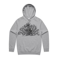 Image 1 of life surrounds death hoody