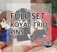 Image 1 of (PRE-ORDER)(FULL SET)(Ships Mid to Late April) Royal Trio Pins