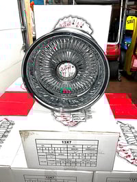 Image 3 of 13x7 Chrome 100 Spoke Player Wire Wheels (reverse)