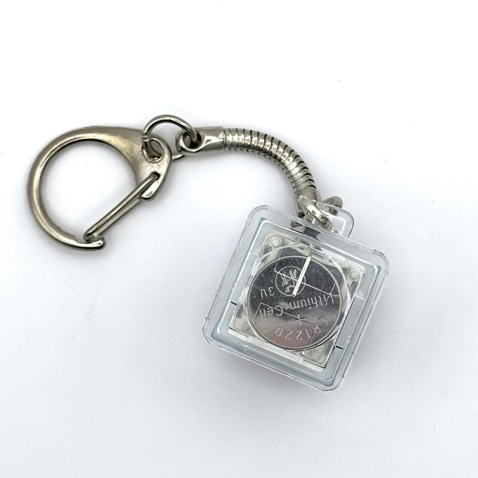 Rat-Themed Themed Mechanical Keychain with a LED-Lit Clicky Switch
