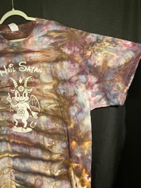 Image 3 of 3XL Hail Satan Tie Dye Shirt