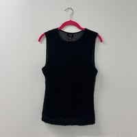 Image 1 of knit/mesh guess tank