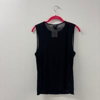 Image 2 of knit/mesh guess tank