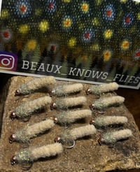 1 dozen: Secret tan mop flies 