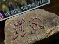 1 dozen: pink beaded sexy waltz worm. 