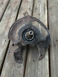 Image 4 of Used GM Passenger Side Spindle & Shield 1982-92 F-Body 