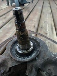 Image 6 of Used GM Passenger Side Spindle & Shield 1982-92 F-Body 