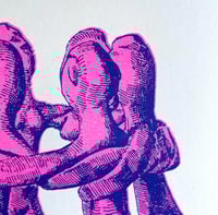 Image 2 of Group Hug Risograph Print