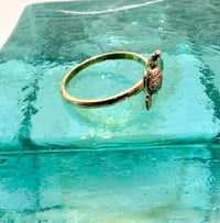 Image 2 of 14k turtle Hawaiian ring(Rose gold shell , Yellow gold band)