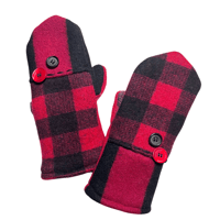 Image 2 of 2024 Edit Lumberjack Plaid Mittens