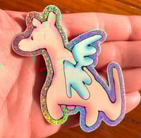 Image 3 of Shimmery Dragon Sticker