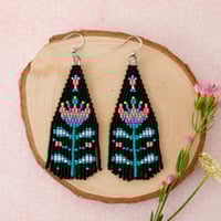 Image 1 of Folk Art Pink Flower