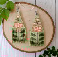 Image 1 of Light Green Folk Flower