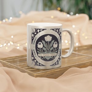 Image of The Poison Thicket Regency Logo | 11 oz Metallic Silver Mug