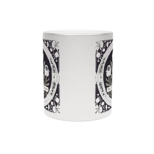 Image of The Poison Thicket Regency Logo | 11 oz Metallic Silver Mug