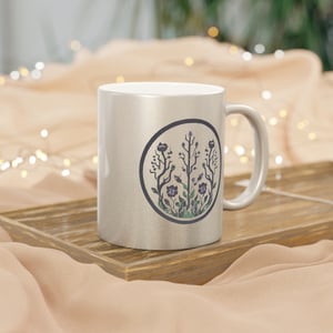 Image of The Poison Garden | 11 oz Metallic Silver Mug