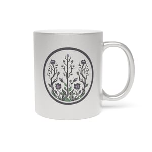 Image of The Poison Garden | 11 oz Metallic Silver Mug