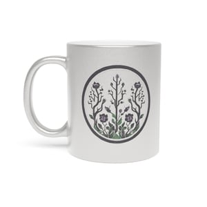 Image of The Poison Garden | 11 oz Metallic Silver Mug