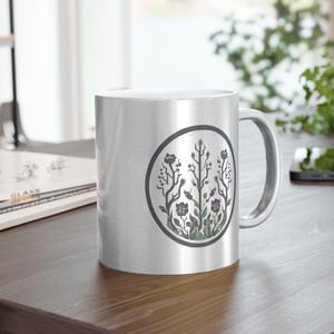 Image of The Poison Garden | 11 oz Metallic Silver Mug