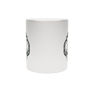 Image of Deathly Blooms | 11oz Metallic Silver Mug