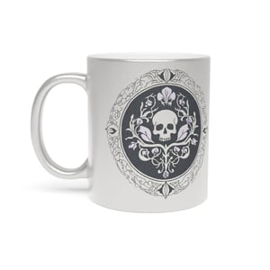 Image of Deadheading | 11oz Metallic Silver Mug