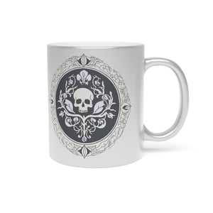 Image of Deadheading | 11oz Metallic Silver Mug