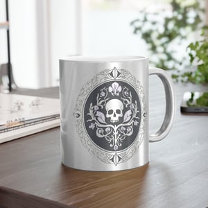 Image of Deadheading | 11oz Metallic Silver Mug