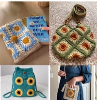 Image 3 of Axbridge Sunflower 🌻 granny square workshop Wednesday February 19th 7-9pm